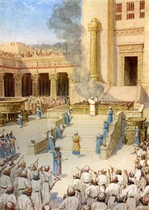 यरूशलेम में मंदिर का समर्पण राजा सोलोमन द्वारा बनाया गया - बाइबिल